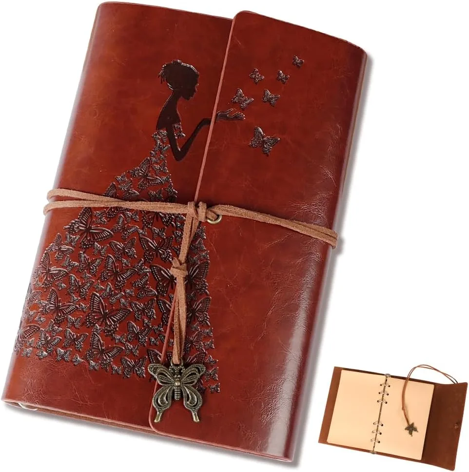 Caderno Capa de Couro