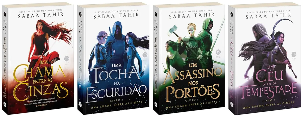 Box Uma chama entre as cinzas-Idioma ‏Português