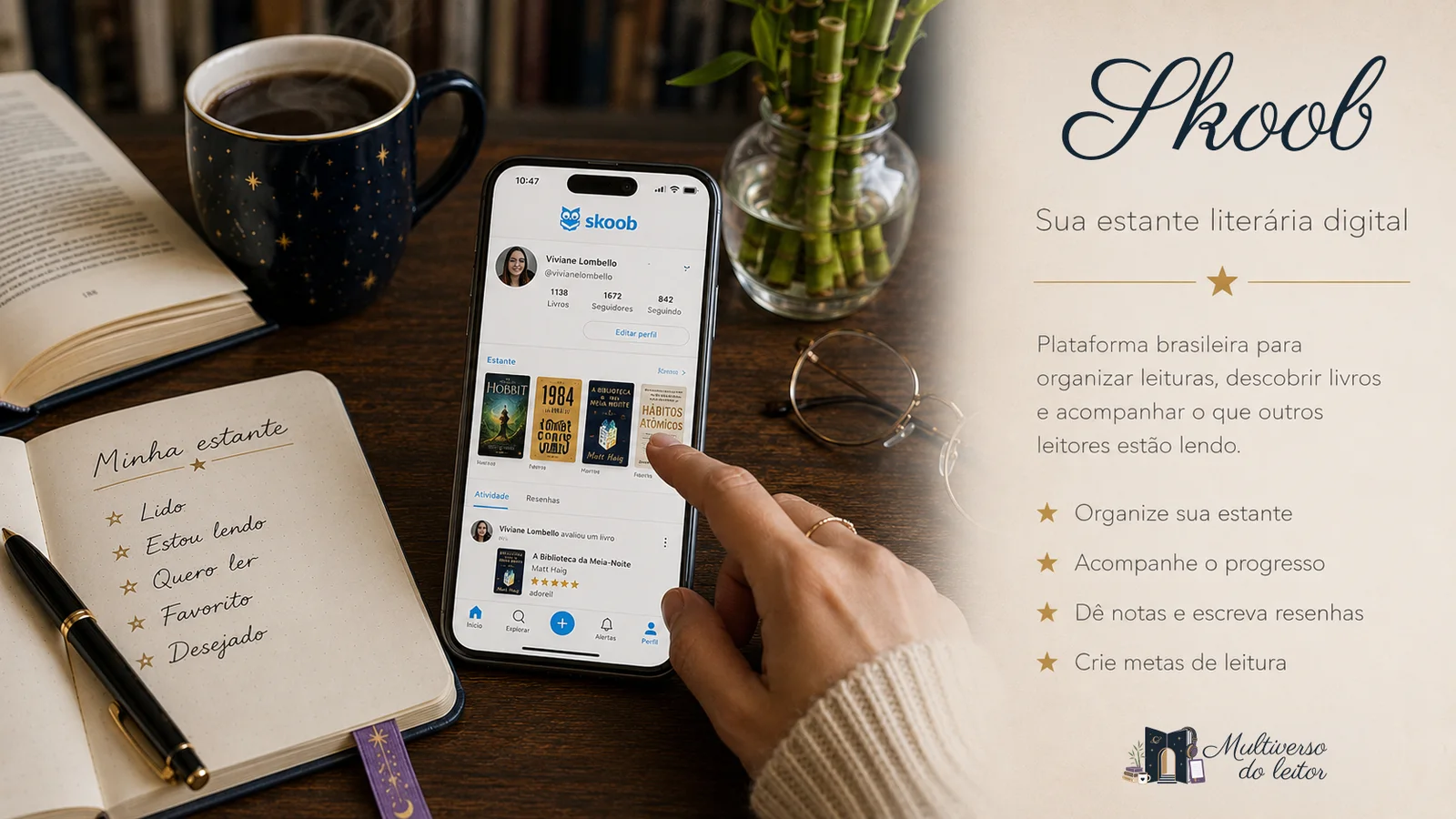 Skoob - Aplicativo de livros